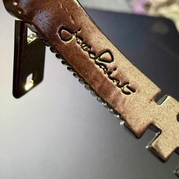 Jewelmint Retired Zipper Rhinestone Silver Tone Bangle - Picture 6 of 9